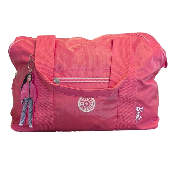Kipling Handbags - Kipling x Barbie ART M Bag Lively Pink w/ Barbie Keychain Coquette
